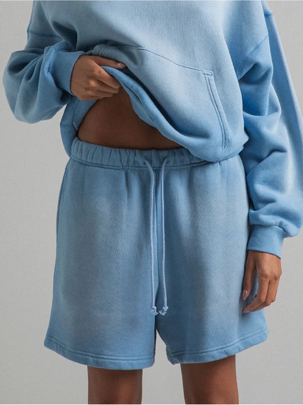 Elwood Core Sweat Shorts Faded Blue New $65 retail
